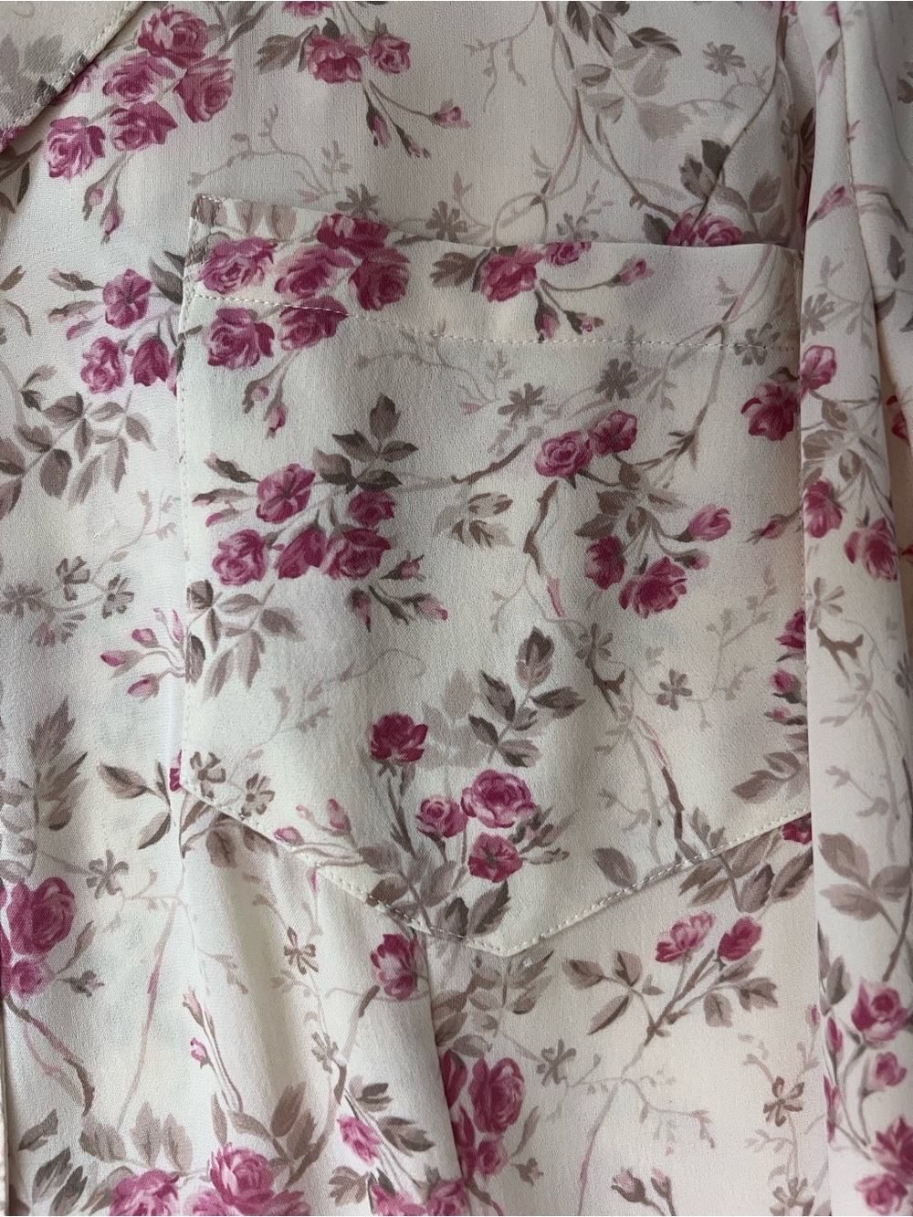 NWT Vintage Lauren Ralph Lauren 100% Silk Floral Dress & Skirt Set Cottagecore - Picture 12 of 16